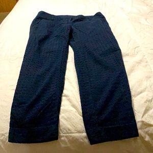 Navy blue loft pants